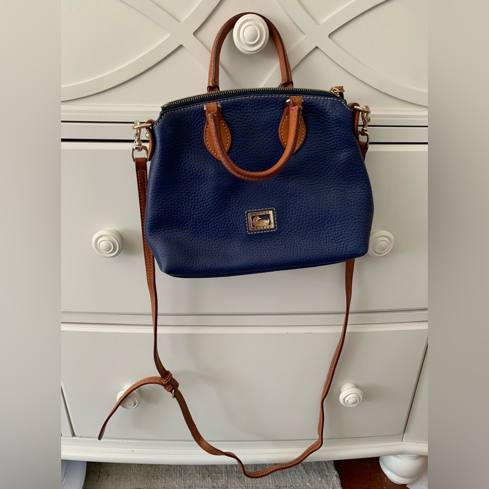 Dooney & Burke Cobalt Blue Crossbody Satchel -NWT